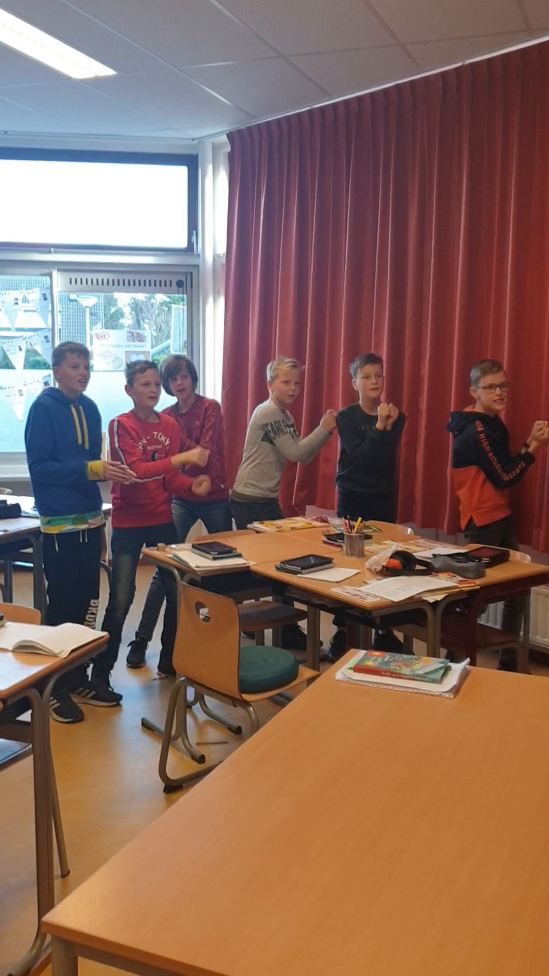 Even bewegen tussen de lessen door!