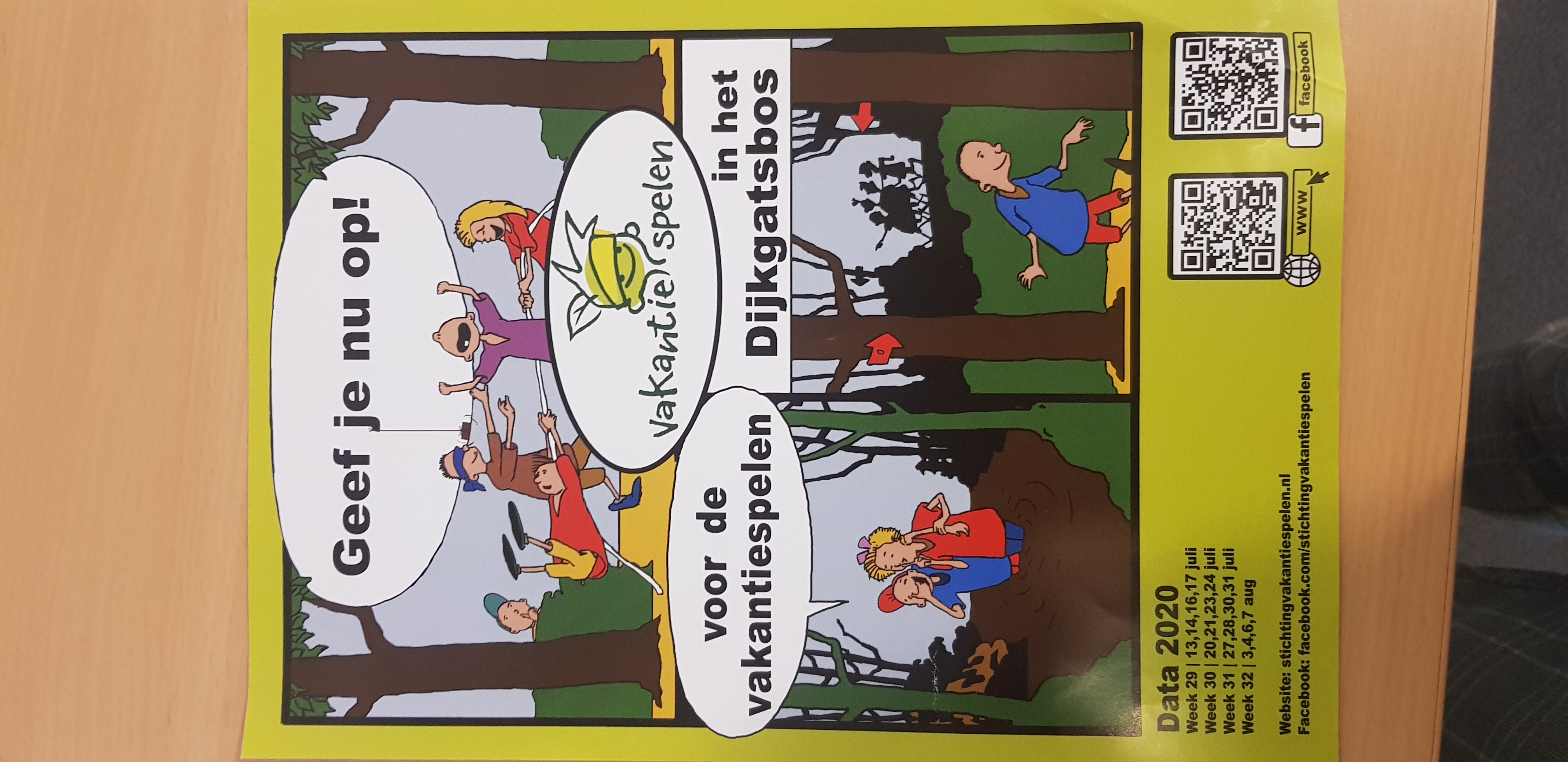 Geef je nu op voor de vakantiespelen